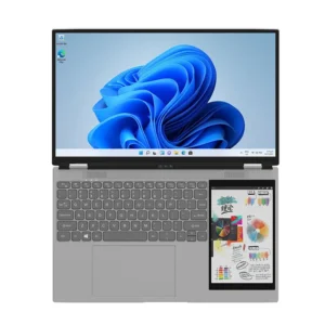 Portátil doble pantalla de 15,6 pulgadas + 7 pulgadas INTEL N95 16GB DDR4 512GB SSD W11