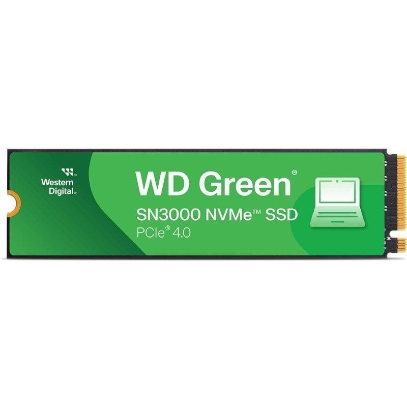 Disco SSD SanDisk WD Green SN3000 500GB/ M.2 2280 PCIe Gen4